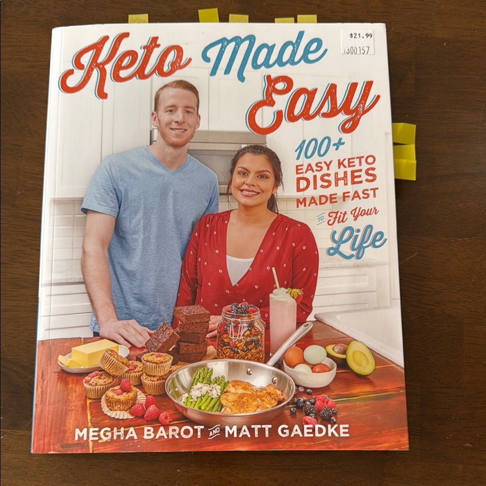 Keto Made Easy Cookbook by Megha Barot and Matt Gaedke